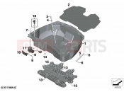 BMW Motorrad BMW 2022 K models K 1600 Bagger 22 (0F61, 0F63) Topcase bottom section | Topcase bottom section
