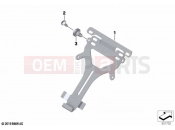 BMW Motorrad BMW 2022 K models K 1600 Bagger 22 (0F61, 0F63) Licence plate adaptor