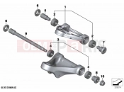 BMW Motorrad BMW 2022 K models K 1600 Bagger 22 (0F61, 0F63) Trailing arm | Trailing arm