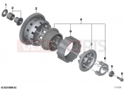 BMW Motorrad BMW 2022 K models K 1600 Bagger 22 (0F61, 0F63) Clutch - single parts
