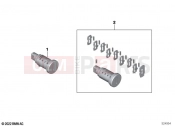 BMW Motorrad BMW 2022 K models K 1600 Bagger 22 (0F61, 0F63) Lock cylinder | Lock cylinder