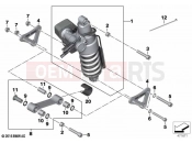 BMW Motorrad BMW 2022 K models K 1600 Bagger 22 (0F61, 0F63) Spring strut, ESA, rear 2
