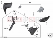 BMW Motorrad BMW 2022 K models K 1600 Bagger 22 (0F61, 0F63) Set cover for frame | Set cover for frame