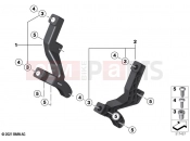 BMW Motorrad BMW 2021 K models K 1600 Bagger 22 (0F61, 0F63) Holder, speaker | Holder, speaker
