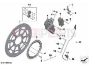 BMW Motorrad BMW 2021 K models K 1600 Bagger 22 (0F61, 0F63) Front wheel brake 2 | Front wheel brake 2