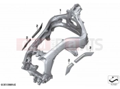 BMW Motorrad BMW 2020 K models K 1600 Bagger 22 (0F61, 0F63) Main frame | Main frame