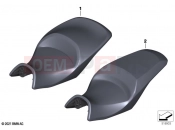 BMW Motorrad BMW 2020 K models K 1600 Bagger 22 (0F61, 0F63) Seat bench 2 | Seat bench 2