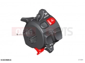 BMW Motorrad BMW 2020 K models K 1600 Bagger 22 (0F61, 0F63) Multifunction switch left button black | Multifunction switch left button black