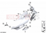 BMW Motorrad BMW 2021 K models K 1600 GT 17 (0F01, 0F11) Upper trim section | Upper trim section