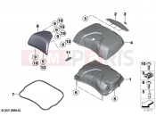 BMW Motorrad BMW 2021 K models K 1600 GT 17 (0F01, 0F11) Topcase lid | Topcase lid