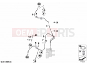 BMW Motorrad BMW 2021 K models K 1600 GT 17 (0F01, 0F11) Brake pipe, front | Brake pipe, front