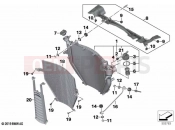BMW Motorrad BMW 2021 K models K 1600 GT 17 (0F01, 0F11) Radiator | Radiator