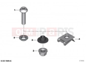 BMW Motorrad BMW 2021 K models K 1600 GT 17 (0F01, 0F11) Mounting yaw sensor | Mounting yaw sensor