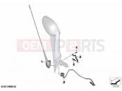 BMW Motorrad BMW 2021 K models K 1600 GT 17 (0F01, 0F11) Antenna audio system | Antenna audio system