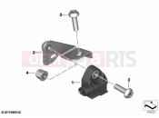 BMW Motorrad BMW 2021 K models K 1600 GT 17 (0F01, 0F11) Acceleration sensor emerg.call system | Acceleration sensor emerg.call system