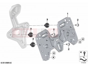 BMW Motorrad BMW 2021 K models K 1600 GT 22 (0F21, 0F23) Licence plate adaptor | Licence plate adaptor