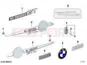 BMW Motorrad BMW 2021 K models K 1600 GT 22 (0F21, 0F23) Lettering | Lettering