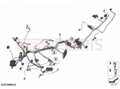 BMW Motorrad BMW 2021 K models K 1600 GT 22 (0F21, 0F23) Main wiring harness | Main wiring harness