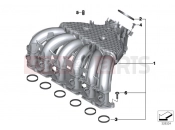 BMW Motorrad BMW 2021 K models K 1600 GT 22 (0F21, 0F23) Intake manifold system | Intake manifold system