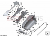 BMW Motorrad BMW 2021 K models K 1600 GTL 22 (0F31, 0F33) Case, lower part | Case, lower part