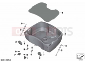 BMW Motorrad BMW 2021 K models K 1600 GTL 22 (0F31, 0F33) Topcase bottom section | Topcase bottom section
