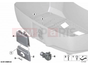 BMW Motorrad BMW 2021 K models K 1600 GTL 22 (0F31, 0F33) Cover, lock, top case | Cover, lock, top case