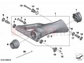 BMW Motorrad BMW 2021 K models K 1600 GTL 22 (0F31, 0F33) Rear wheel swinging arm