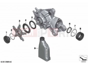 BMW Motorrad BMW 2021 K models K 1600 GTL 22 (0F31, 0F33) Bevel gear, single parts