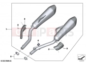 BMW Motorrad BMW 2021 K models K 1600 GTL 22 (0F31, 0F33) Sport silencer
