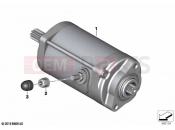 BMW Motorrad BMW 2021 K models K 1600 GTL 22 (0F31, 0F33) Starter reverser