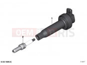 BMW Motorrad BMW 2021 K models K 1600 GTL 22 (0F31, 0F33) Ignition coil / spark plug | Ignition coil / spark plug