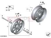 BMW Motorrad BMW 2021 K models K 1600 GTL 22 (0F31, 0F33) Forged wheels | Forged wheels