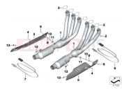 BMW Motorrad BMW 2021 K models K 1600 GTL 22 (0F31, 0F33) Exhaust manifold