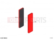BMW Motorrad BMW 2021 K models K 1600 GTL 22 (0F31, 0F33) Rear reflector red | Rear reflector red