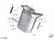 BMW Motorrad BMW 2021 K models K 1600 GTL 22 (0F31, 0F33) Licence plate holder 2