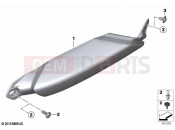 BMW Motorrad BMW 2021 K models K 1600 GTL 22 (0F31, 0F33) Trim, coolant hose 2