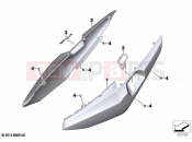 BMW Motorrad BMW 2021 K models K 1600 GTL 22 (0F31, 0F33) Rear side panel 2