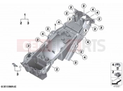 BMW Motorrad BMW 2021 K models K 1600 GTL 22 (0F31, 0F33) Rear carrier part 2