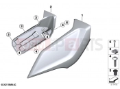 BMW Motorrad BMW 2021 K models K 1600 GTL 22 (0F31, 0F33) Slipstream deflector 2