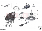 BMW Motorrad BMW 2021 K models K 1600 GTL 22 (0F31, 0F33) Radio-controlled locking system | Radio-controlled locking system