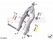 BMW Motorrad BMW 2021 K models K 1600 GTL 22 (0F31, 0F33) Wheel carrier 2