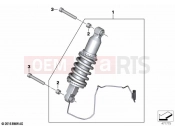 BMW Motorrad BMW 2021 K models K 1600 GTL 22 (0F31, 0F33) Spring strut ESA front 2