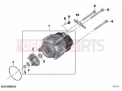 BMW Motorrad BMW 2021 K models K 1600 GTL 22 (0F31, 0F33) Alternator Bosch 55A 2