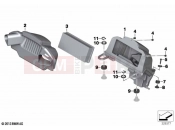 BMW Motorrad BMW 2021 K models K 1600 GTL 22 (0F31, 0F33) Intake sound system | Intake sound system