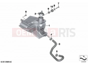 BMW Motorrad BMW 2021 K models K 1600 GTL 22 (0F31, 0F33) Expansion tank 2