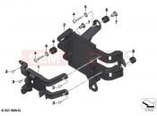 BMW Motorrad BMW 2021 K models K 1600 GTL 22 (0F31, 0F33) Holder, control units | Holder, control units