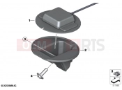 BMW Motorrad BMW 2021 K models K 1600 GTL 22 (0F31, 0F33) Aerial, SDARS