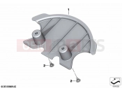BMW Motorrad BMW 2021 M models M 1000 RR (0E71,0E73) Fork bridge cover