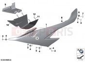 BMW Motorrad BMW 2021 M models M 1000 RR (0E71,0E73) Side trim panel