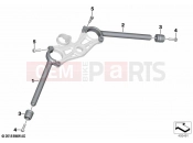 BMW Motorrad BMW 2021 M models M 1000 RR (0E71,0E73) Motorcycle handlebar